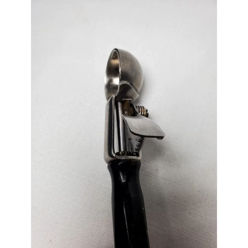 Vintage Myers Deluxe Disher Ice Cream‎ Scoop Stainless Steel w/Bakelite Handle